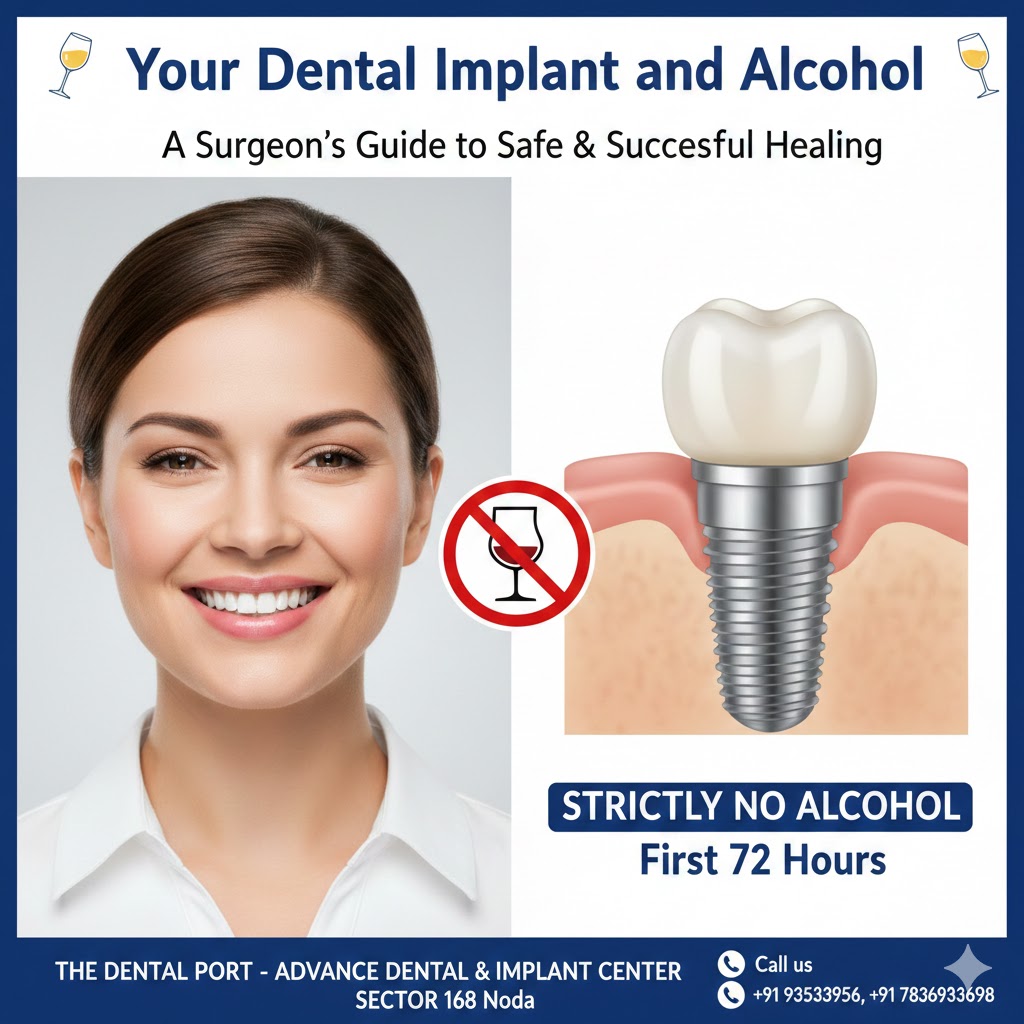 Can You Drink Alcohol After a Dental Implant? Surgeon’s Guide